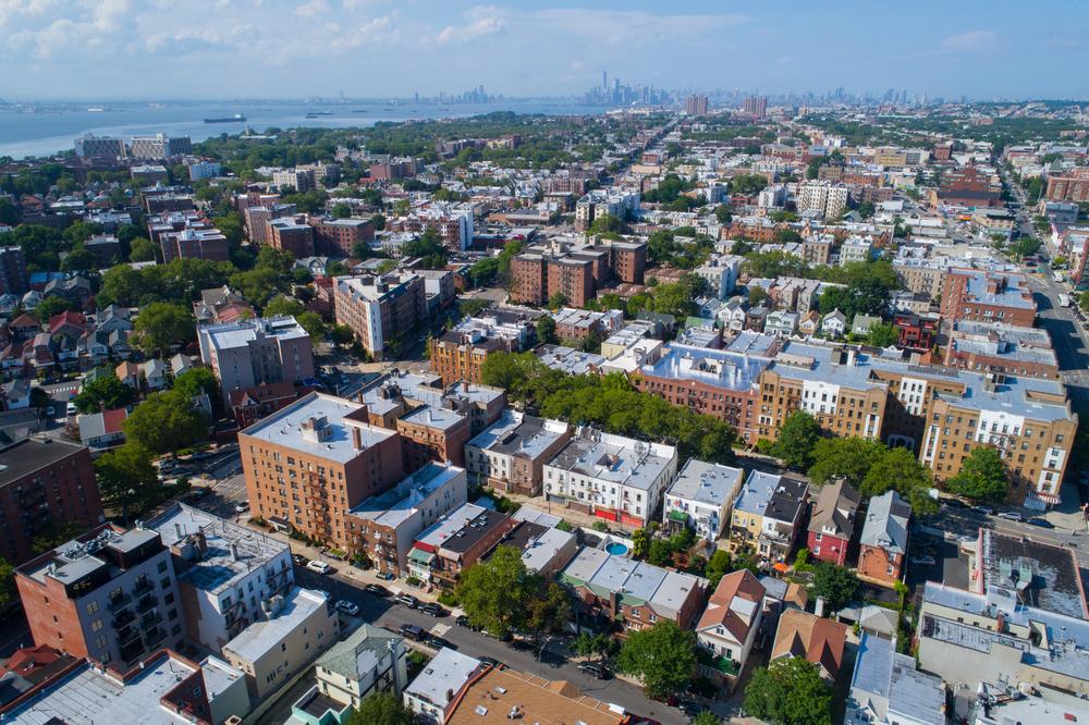 Aerial view of Brooklyn Bay Ridge